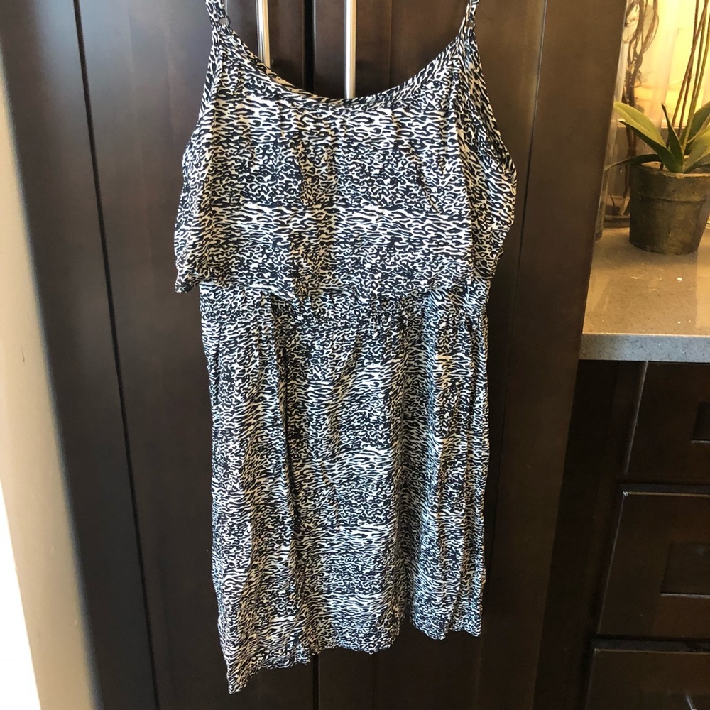 Forever 21 cheetah print flowy dress